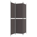 VidaXL Parawan 3-panelowy, brązowy, 150x200 cm, tkanina