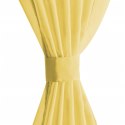 VidaXL Zasłony z woalu, 2 sztuki, 140 x 245 cm, kolor żółty