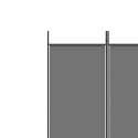 VidaXL Parawan 5-panelowy, antracytowy,250x220 cm, tkanina