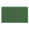 VidaXL Szopa ogrodowa, zielona, 192x357x223 cm, stal galwanizowana