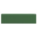 VidaXL Szopa ogrodowa, zielona, 192x772x223 cm, stal galwanizowana