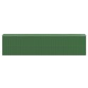 VidaXL Szopa ogrodowa, zielona, 192x855x223 cm, stal galwanizowana