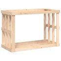 VidaXL Zewnętrzny stojak na drewno, 108x52x74 cm, lita sosna