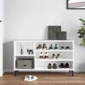 VidaXL Półka na buty, biały, 102x36x60 cm, materiał drewnopochodny