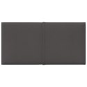 VidaXL Panele ścienne, 12 szt, ciemnoszare, 30x15 cm, tkanina, 0,54 m²