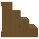 VidaXL Schody dla zwierząt,miodowy brąz,40x49x47cm,lite drewno sosnowe