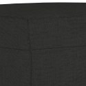 VidaXL Podnóżek, czarny, 60x50x41 cm, tapicerowany tkaniną