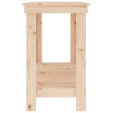 VidaXL Stół roboczy, 180x50x80 cm, lite drewno sosnowe