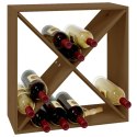 VidaXL Szafka na wino, miodowy brąz, 62x25x62 cm, drewno sosnowe