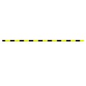 VidaXL Ochraniacz na narożnik, żółto-czarny, 6x2x101,5 cm, PU
