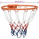 VidaXL Obręcz do koszykówki, pomarańczowa, 39 cm, stalowa