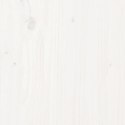 VidaXL Skrzynia na pranie, biała, 44x44x66 cm, lite drewno sosnowe