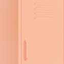 VidaXL Szafka, różowa, 42,5x35x101,5 cm, stalowa
