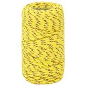 VidaXL Linka żeglarska, żółta, 2 mm, 100 m, polipropylen