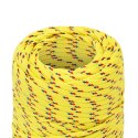 VidaXL Linka żeglarska, żółta, 2 mm, 100 m, polipropylen
