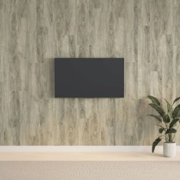 VidaXL Panele ścienne, drewnopodobne, szare, PVC, 2,06 m²