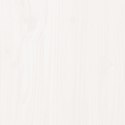 VidaXL Donica z półką, biała, 82,5x54x81 cm, lite drewno sosnowe
