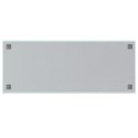VidaXL Ścienna tablica magnetyczna, biała, 100x40 cm, szkło hartowane