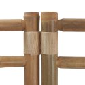VidaXL Składany parawan 4-panelowy, 160 cm, bambus i płótno