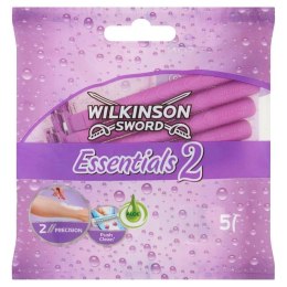 Wilkinson Sword Essentials 2 Jednorazowe maszynki do golenia 5 szt.