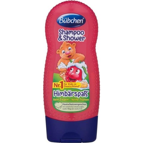 Bubchen szampon z żelem pod prysznic Malina 230 ml