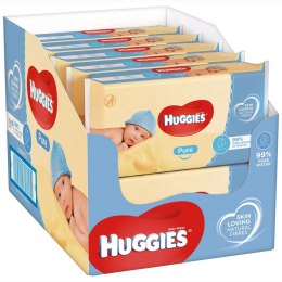Huggies Pure chusteczki nawilżone 10x56 szt