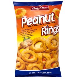 Snackline Peanut Rings Chipsy Orzechowe 125 g