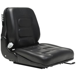 VidaXL Fotel do wózka widłowego/ciągnika z zawieszeniem i oparciem