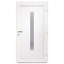 VidaXL Drzwi wejściowe, antracytowe, 108x208 cm, PVC