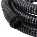 VidaXL Wąż ssący z mosiężnymi złączami, czarny, 1,1" 25 m, PVC
