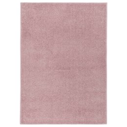 VidaXL Dywan z krótkim runem, 120 x 170 cm, różowy