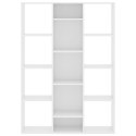 VidaXL Przegroda/regał, biały, 100x24x140 cm, materiał drewnopochodny