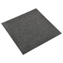 VidaXL Podłogowe płytki dywanowe, 20 szt., 5 m², 50x50 cm, antracytowe