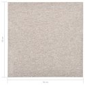 VidaXL Podłogowe płytki dywanowe, 20 szt., 5 m², 50x50 cm, jasnobeżowe