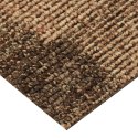 VidaXL Podłogowe płytki dywanowe, 20 szt., 5 m², brązowe