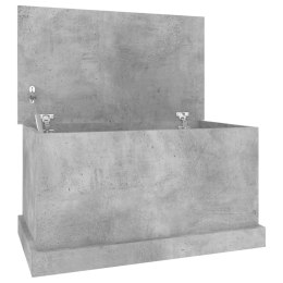 VidaXL Skrzynia, szarość betonu, 70x40x38 cm, materiał drewnopochodny