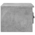 VidaXL Wiszące szafki nocne, 2 szt., szarość betonu, 41,5x36x28 cm