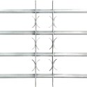 VidaXL Krata na okno z regulacją, 4 metalowe pręty, 1000-1500 mm