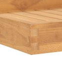 VidaXL Taca, 60x60 cm, lite drewno tekowe