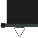 VidaXL Markiza boczna na balkon, 122x250 cm, czarna