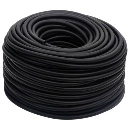 VidaXL Hybrydowy wąż pneumatyczny, czarny, 50 m, guma i PVC