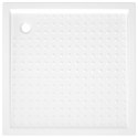 VidaXL Brodzik prysznicowy z wypustkami, biały, 90x90x4 cm, ABS