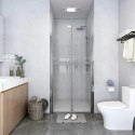 VidaXL Drzwi prysznicowe, przezroczyste, ESG, 86x190 cm