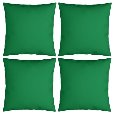 VidaXL Poduszki ozdobne, 4 szt., zielone, 60x60 cm, tkanina