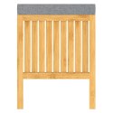 EISL Kosz na pranie z siedziskiem z poduszką 2-w-1 bambus 39x39x52,5cm