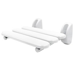 RIDDER Składane siedzisko prysznicowe Pro, białe