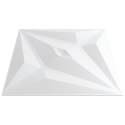VidaXL Panele ścienne, 24 szt., białe, 50x50 cm, XPS, 6 m², gwiazda