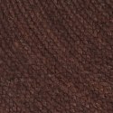 VidaXL Ręcznie wykonany dywanik z juty, okrągły, 150 cm, brązowy