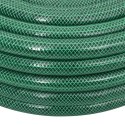 VidaXL Wąż ogrodowy z zestawem złączek, zielony, 0,9", 30 m, PVC