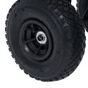 VidaXL Ogrodowy wózek ręczny, czarny, 350 kg